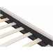 Beliani Cama con somier Terciopelo BAYONNE 171x212 Blanco/ Beige