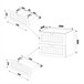Mueble bajo lavabo encimera Soline 120 Blanco