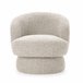 Sillón decorativo rotativo DALI color beige Beige