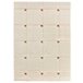 Alfombra shaggy geométrica con relieve BRENDA - ATTICGO 133x190 Cobre
