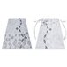 Alfombra MEFE moderna B400 Cubo Geométrico 3D Structural 280x370 Gris Claro