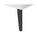 Beliani Chaise longue izquierdo Poliéster BIARRITZ Blanco