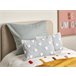 Beliani Cojín decorativo GAZANIA 30x50 Gris