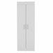 Alacena Nepal en melamina con 2 puertas y 5 estantes Blanco