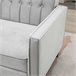 Sofá Cama Terciopelo HOMCOM, hogar - muebles de salón Gris