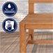 Banco de jardín - Augusta - Madera 150x50 Marron