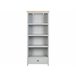 Beliani Estante para libros CLIO 72 Gris Claro