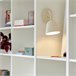 Aplique de pared Fleur Metal  Retro - Vintage Beige