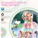 Sillón Infantil Tablero Multicapa, MDF, Espuma, Poliéster ZONEKIZ Rosa