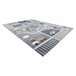 Alfombra FUN Strade para niños calle pueblo 280x370 Gris