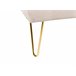 Beliani Cama con somier Poliéster AMBILLOU 157x214 Beige
