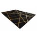 Alfombra GLOSS moderno 406C 86 elegante glamour art deco 140x190 Negro