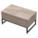 Mesa de centro con tablero elevable Marron Claro