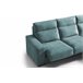 Chaise longue 4 plazas con 3 puffs FULL Azul Medio