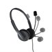 Auriculares con Micrófono Office 2 Negro