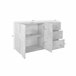 Aparador efecto madera 140 Blanco Brillo