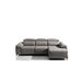 Chaise longue eléctrica BALIO derecha 3 plazas visón Vison