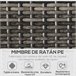 Muebles de Ratán Ratán PE, Poliéster, Espuma, Metal Outsunny Negro