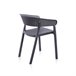 Pack 4 sillas de exterior Diza Antracita