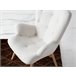 ANGEL CERDA Sillón tapizado tela capitoné Beige