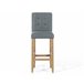 Beliani Silla de bar MADISON Beliani Silla de bar MADISON Gris