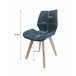 4x silla tapizada SJ.0159 Azul