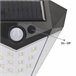 Aktive Pack 6 Apliques LED solares con sensor de movimiento Negro