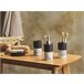 Beliani Conjunto de accesorios de baño CORO Beige