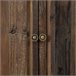 Aparador de madera, 2 puertas, 2 cajones Marron