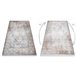 Alfombra LUCE 80 moderna Ornamento vintage Structural 154x220 Gris