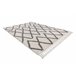 Alfombra BERBER BENI Franjas Bereber Marroquí Shaggy 160x220 Crema