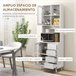 Alacena de Cocina MDF HOMCOM, hogar - cocina Blanco