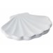 Beliani Conjunto de accesorios de baño SHELL Blanco