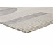 Alfombra de diseño geométrico PORTO - ATTICGO 80x150 Gris