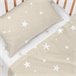 Little star beige Juego de sábana cuna Beige