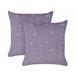 Beliani Cojín decorativo LAVATERA Lavanda