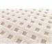 Alfombra diseño cuadros en relieve DIENA - ATTICGO 160x230 Blanco
