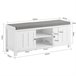 Zapatero con 2 Puertas Cerradas y 2 Estantes FSR35-W SoBuy Blanco