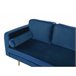 Beliani Chaise longue izquierdo Terciopelo MIRAMAS Beliani Chaise longue izquierdo Terciopelo MIRAMAS Azul Marino