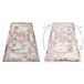 Alfombra CORE W9797 Marco, Roseta 120x170 Beige