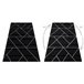 Alfombra EMERALD exclusivo 7543 glamour 80x150 Negro