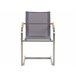 Beliani Conjunto de comedor MALETTO/COSOLETO Blanco/ Gris