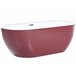 Beliani Bañera independiente CARRERA 80x170 Rojo