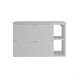 Mueble bajo lavabo compartimiento encimera Soline 80 Blanco