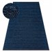 Alfombra FLORENCE 24021 glamour tejido plano flecos 135x190 Azul