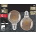 Pack 2 Bombillas filamento decorativa GLOBO ahumado E27 Pack 2 Bombillas filamento decorativa GLOBO ahumado E27 Marron