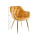 Silla Zandel Golden Terciopelo Amarillo