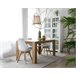 Pack Mesa Fija de Comedor o Cocina + 4 Sillas Nordic 138x80 Blanco/ Negro