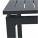 Mesa extensible de jardín ORION gris oscuro Gris Oscuro