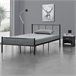 Cama individual Laos con somier - metal 122x209 Cama individual Laos con somier - metal 122x209 Negro